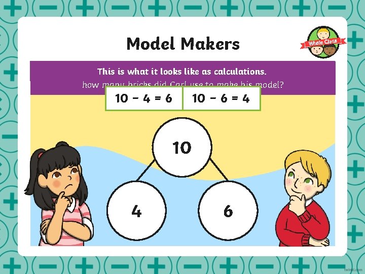 Model Makers This is it looks as calculations. If what Carl left theselike bricks