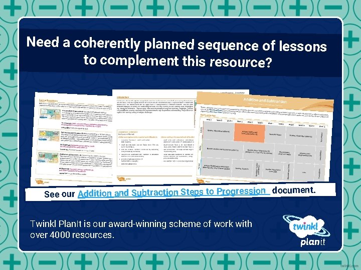 Need a coherently planned sequence of lessons to complement this resource? nt. See our