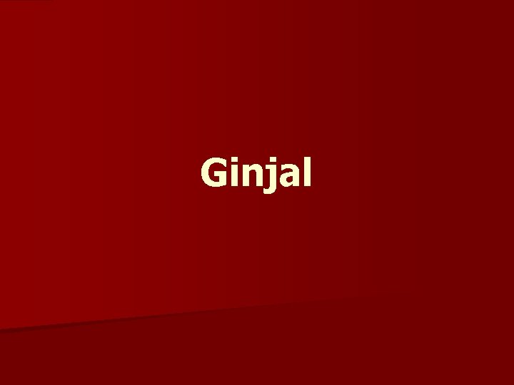 Ginjal 