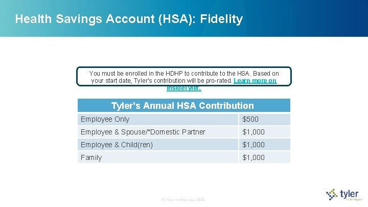 Health Savings Account (HSA): Fidelity You must be enrolled in the HDHP to contribute Health Savings Account (HSA): Fidelity You must be enrolled in the HDHP to contribute