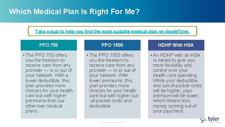 Which Medical Plan Is Right For Me? Take a quiz to help you find Which Medical Plan Is Right For Me? Take a quiz to help you find
