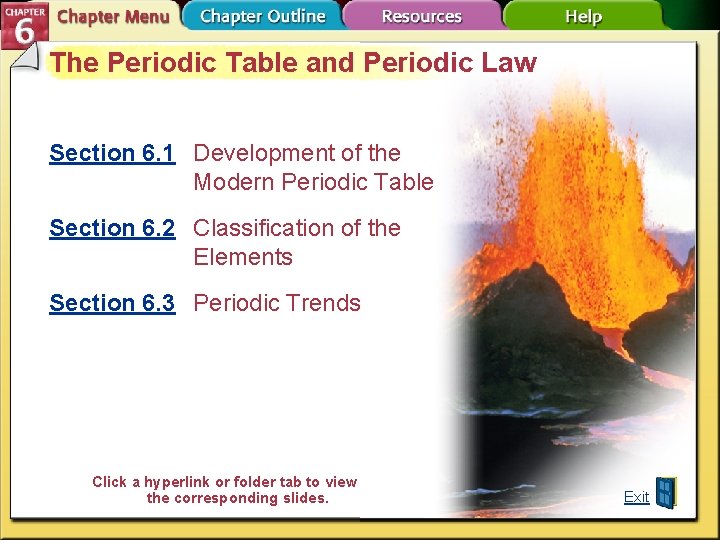 The Periodic Table and Periodic Law Section 6. 1 Development of the Modern Periodic