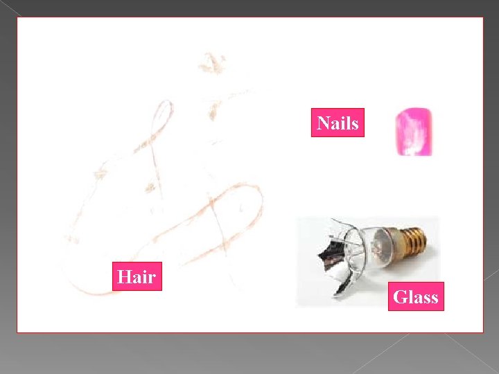 Nails Hair Glass 