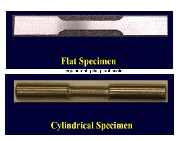 equipment pilot plant scale 