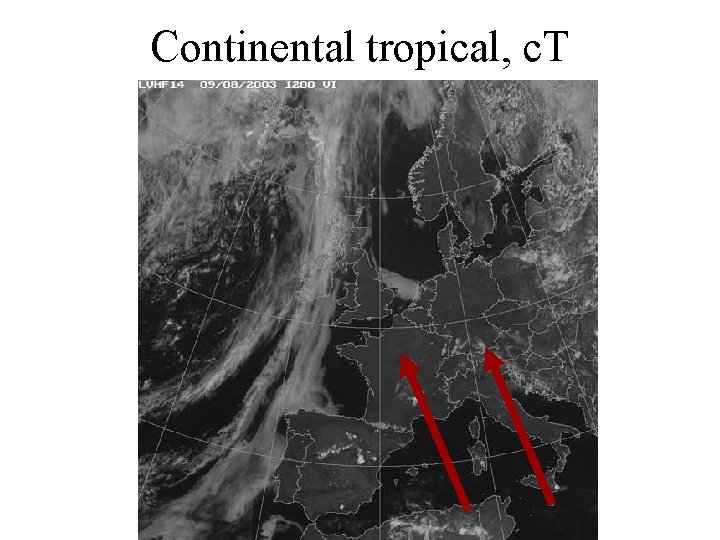 Continental tropical, c. T 