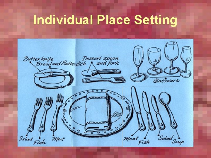 Individual Place Setting 