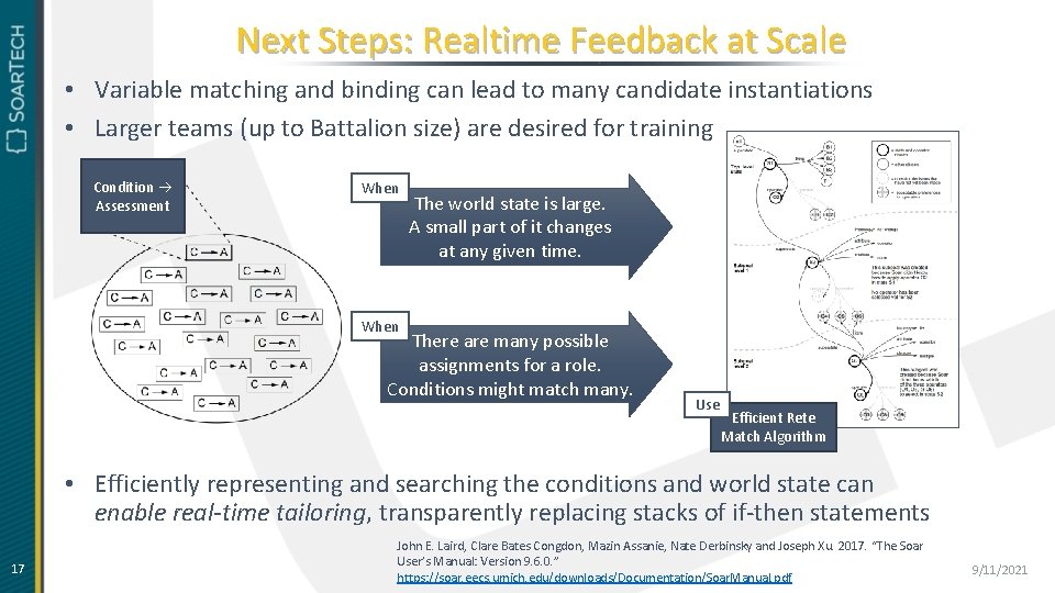 Next Steps: Realtime Feedback at Scale • Variable matching and binding can lead to