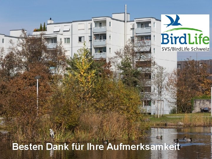 Biodiversität in der Planung Besten Dank für Ihre Aufmerksamkeit 