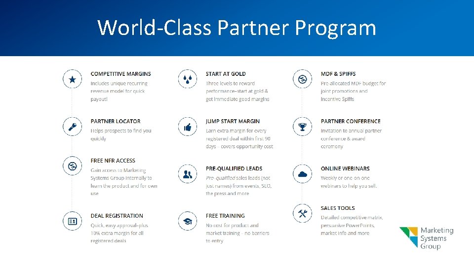 World-Class Partner Program 