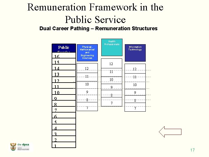 Remuneration Framework in the Public Service Dual Career Pathing – Remuneration Structures Public Service