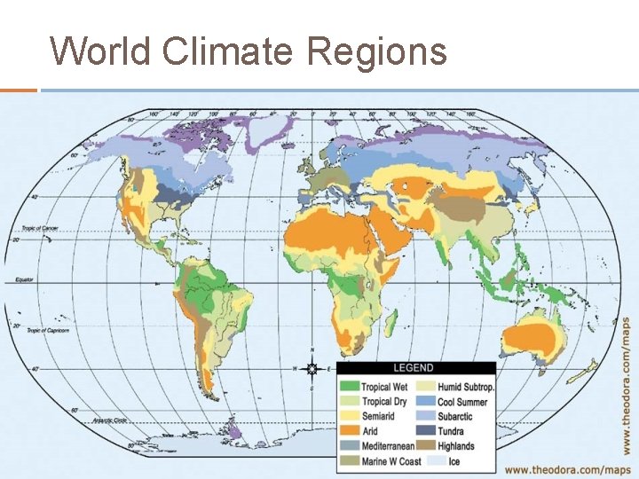 World Climate Regions 
