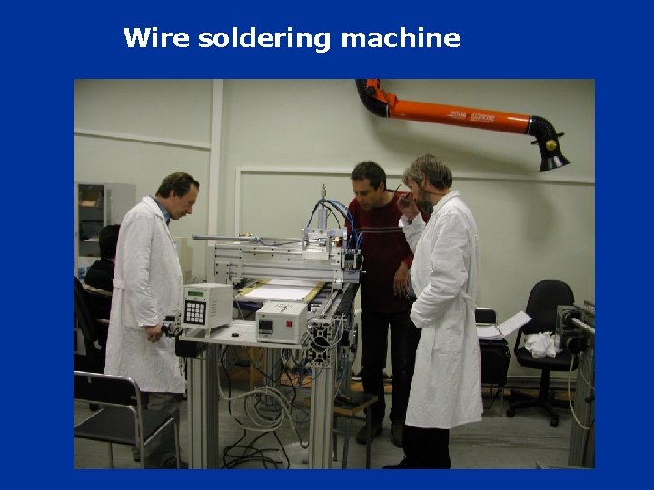 Wire soldering machine 