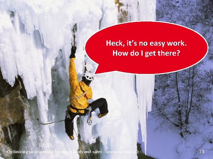 Heck, it’s no easy work. How do I get there? Optimizing your website for