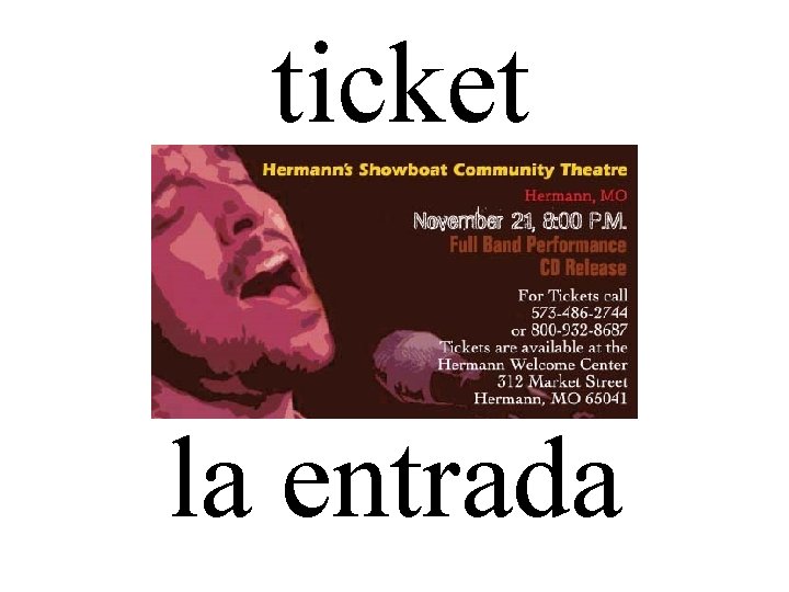 ticket la entrada 