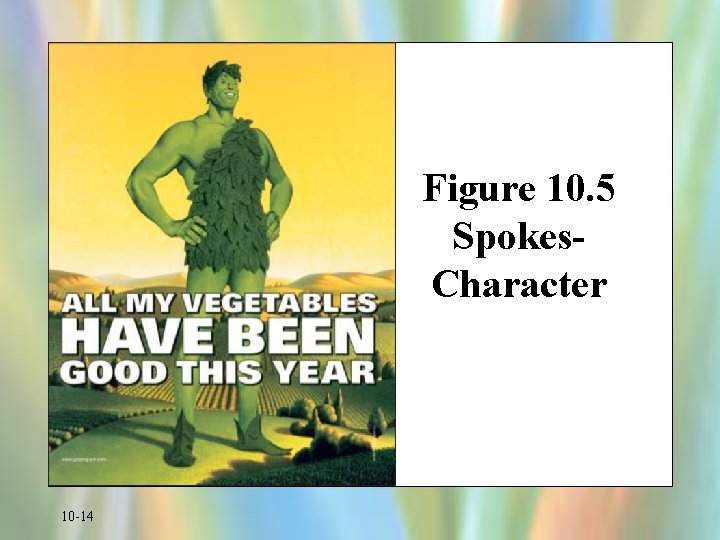Figure 10. 5 Spokes. Character 10 -14 