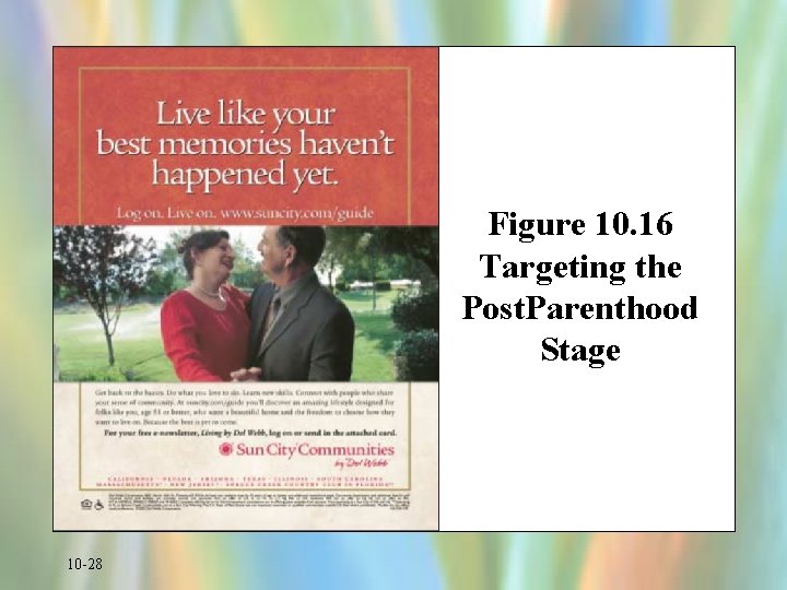 Figure 10. 16 Targeting the Post. Parenthood Stage 10 -28 