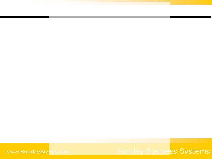 www. Sunday. Biz. Sys. com Sunday Business Systems 