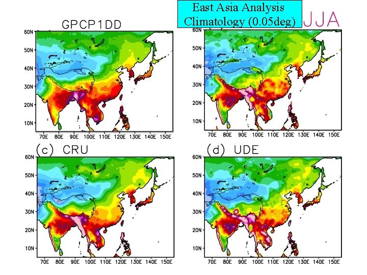 East Asia Analysis Climatology (0. 05 deg) 