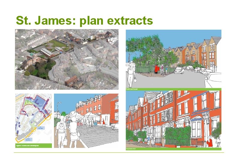St. James: plan extracts 
