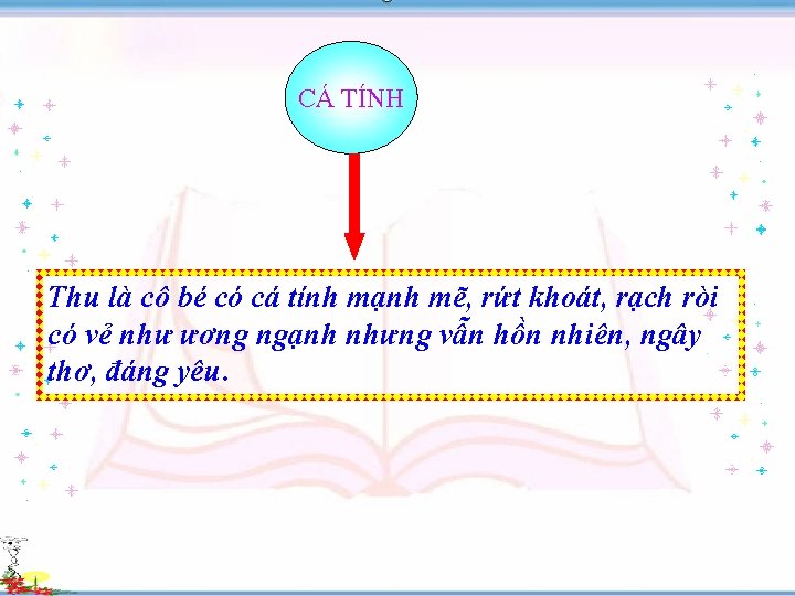 CÁ TÍNH Thu là cô bé có cá tính mạnh mẽ, rứt khoát, rạch