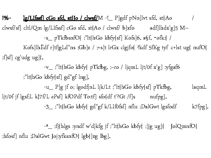 !%= lg/LIfssf] c. Go sfd, st{Jo / clwsf/M -!_ P]gdf p. Nn]lvt sfd, st{Ao
