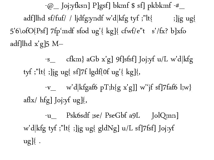 -@_ Joj: yfksn] P]gsf] bkmf $ sf] pkbkmf -#_ adf]lhd sf/fuf/ / ljdfg: yndf