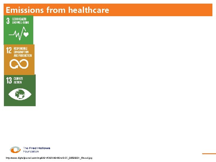 Emissions from healthcare (ERIC FEFERBERG/AFP/Getty Images) Photo by Rhett A. Butler. http: //www. digitaljournal.