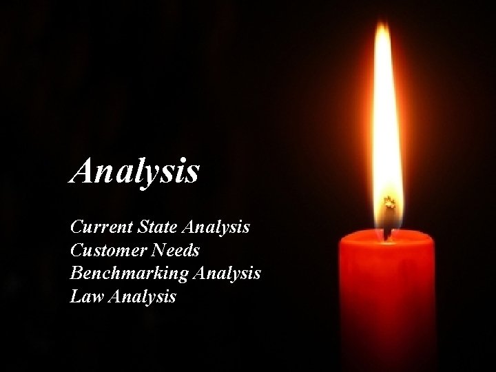 www. afterlife. co. kr Analysis Current State Analysis Customer Needs Benchmarking Analysis Law Analysis