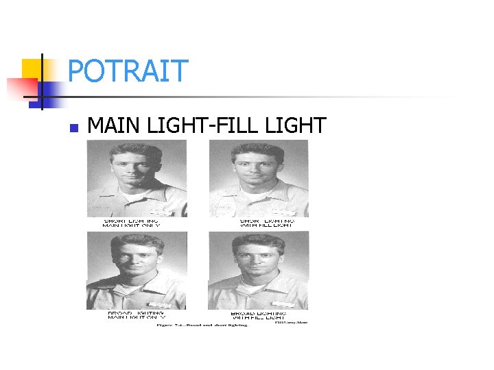 POTRAIT n MAIN LIGHT-FILL LIGHT 