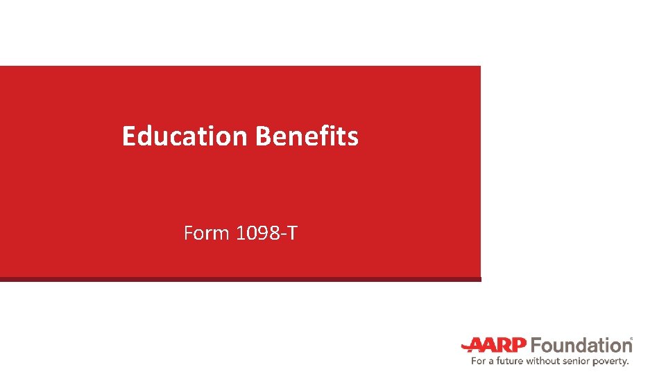 Education Benefits Form 1098 -T 