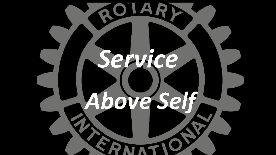 Service Above Self 