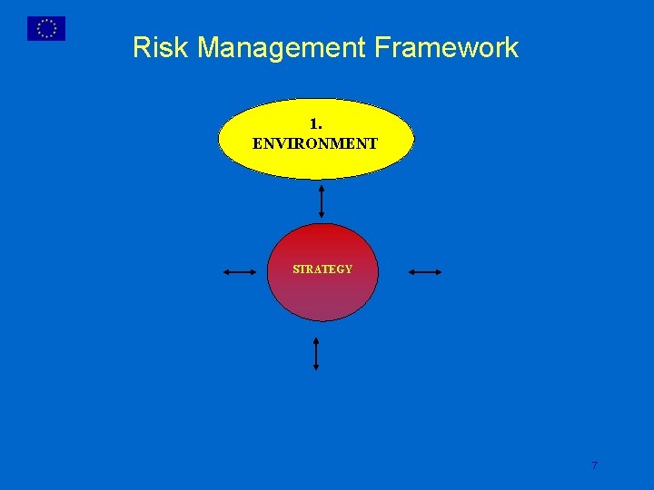 Risk Management Framework 1. ENVIRONMENT STRATEGY 7 