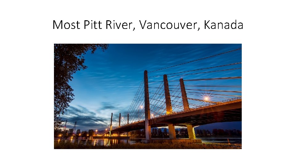 Most Pitt River, Vancouver, Kanada 