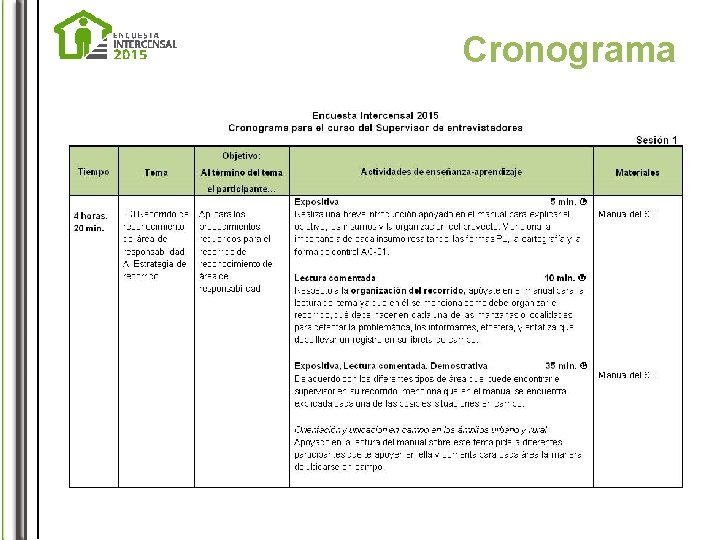 Cronograma 