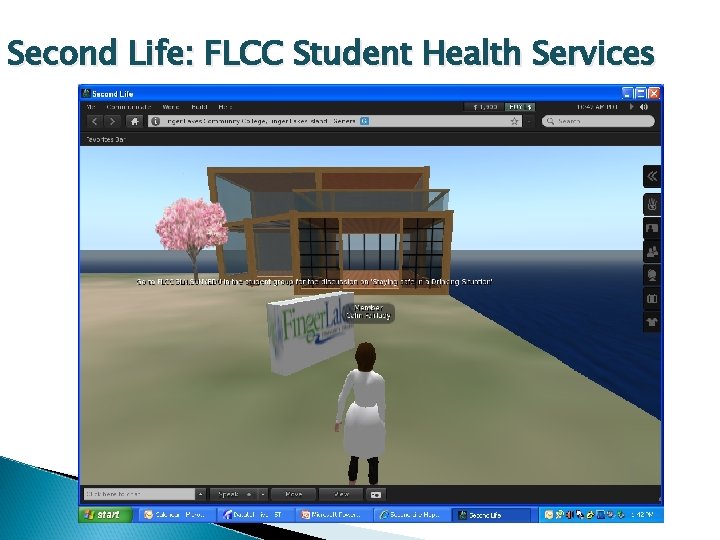 Second Life: FLCC Student Health Services 