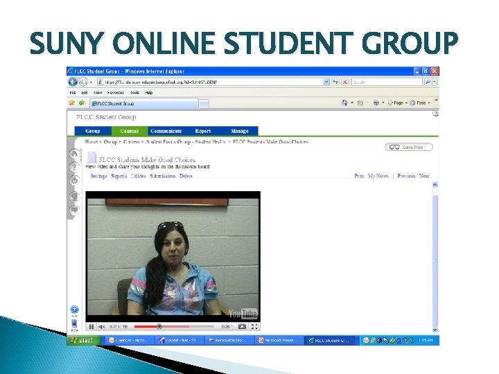 SUNY ONLINE STUDENT GROUP 