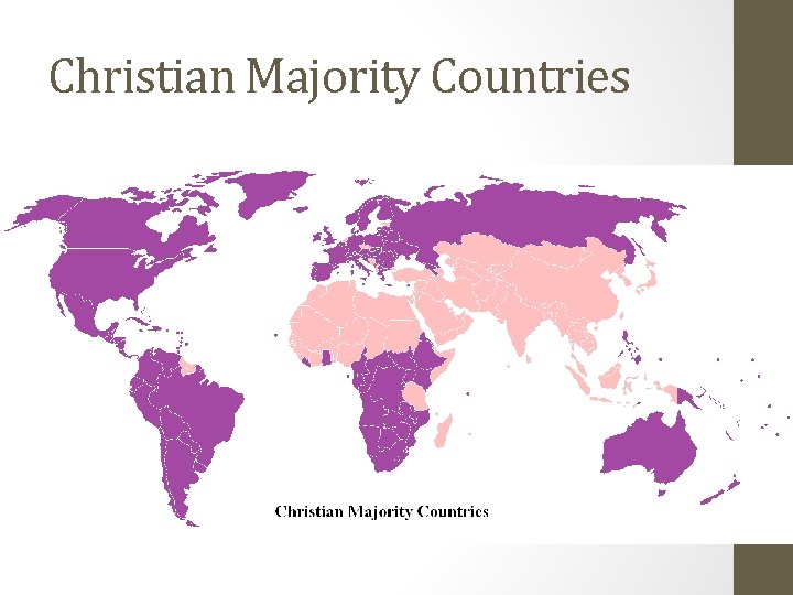 Christian Majority Countries 