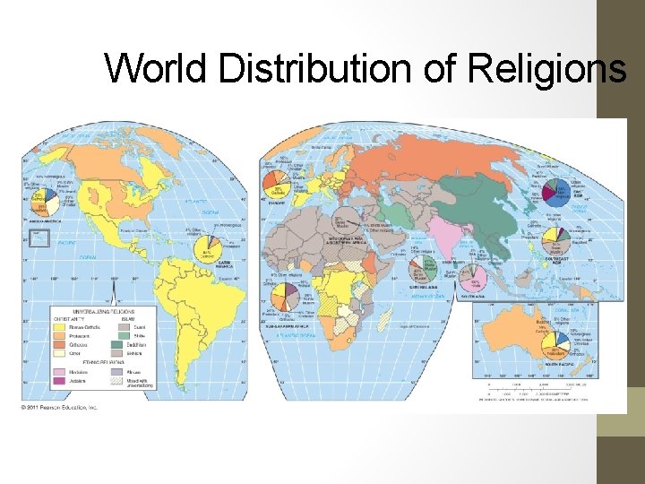 World Distribution of Religions Figure 6 -3 