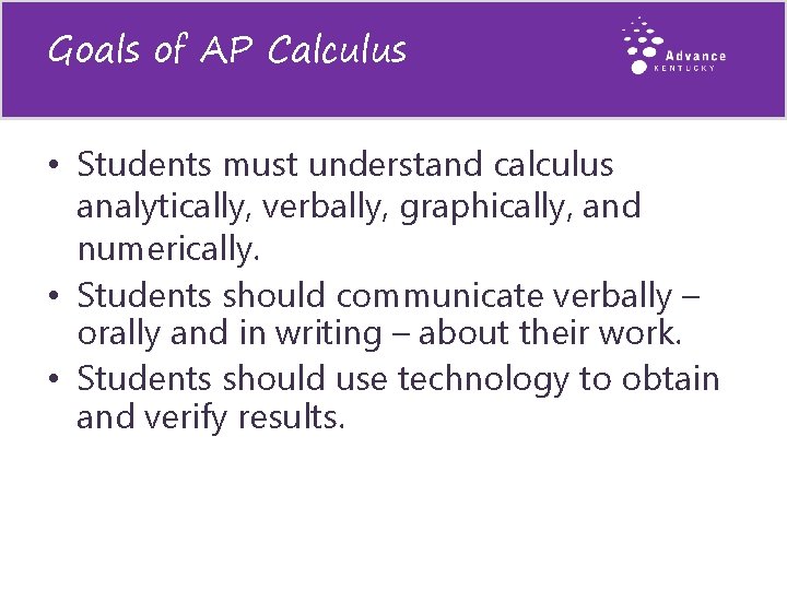 AP Calculus AB 81215 Mrs Langley Who Should