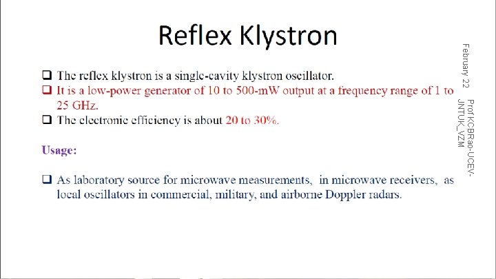 February 22 Prof KCBRao-UCEVJNTUK_VZM 25 