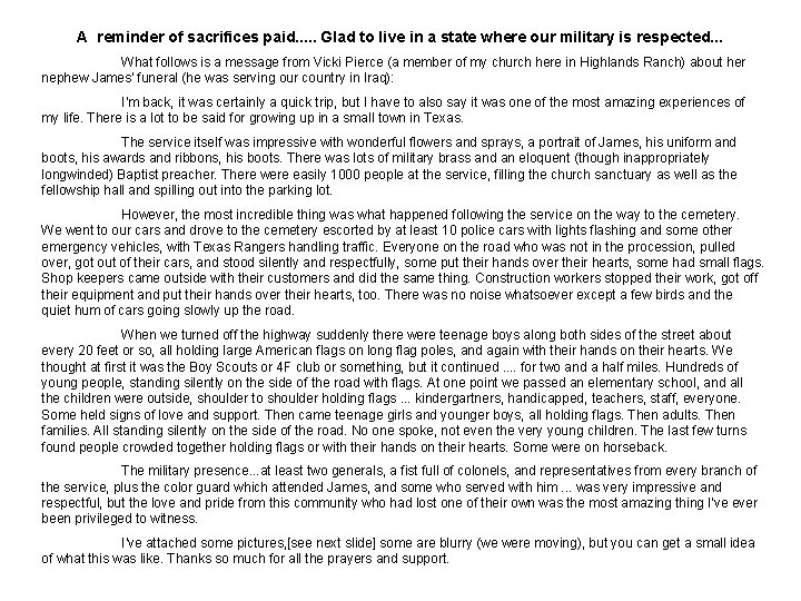 A reminder of sacrifices paid. . . Glad to live in a state where