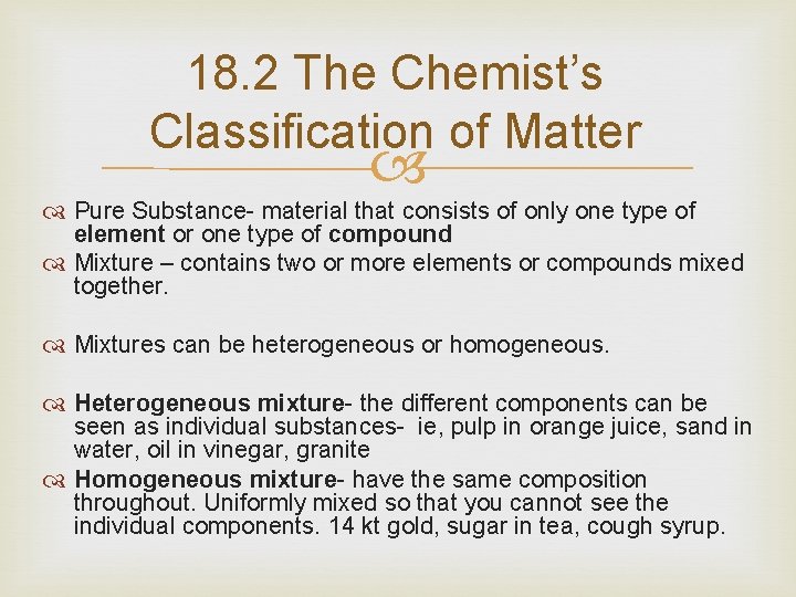How Chemicals Mix Chapter 18 Big Idea Most