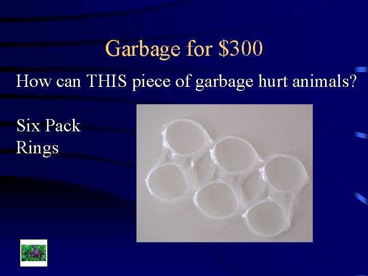 Garbage for $300 How can THIS piece of garbage hurt animals? Six Pack Rings