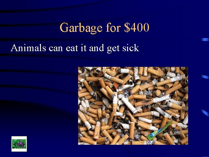 Garbage for $400 Animals can eat it and get sick 