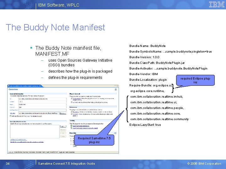 IBM Software, WPLC The Buddy Note Manifest § The Buddy Note manifest file, MANIFEST.