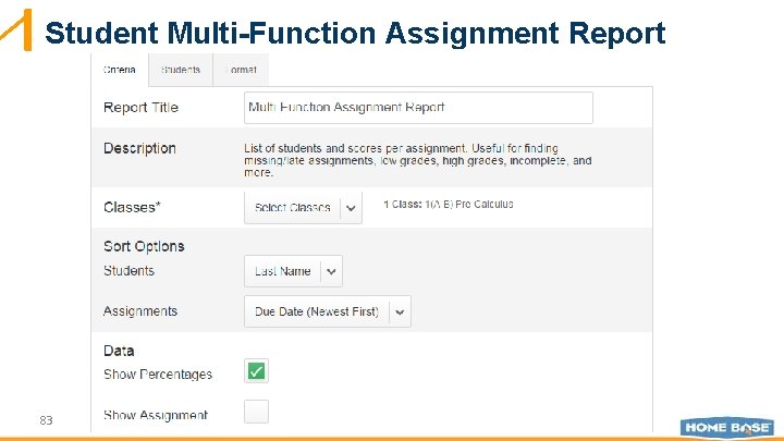 Student Multi-Function Assignment Report 83 
