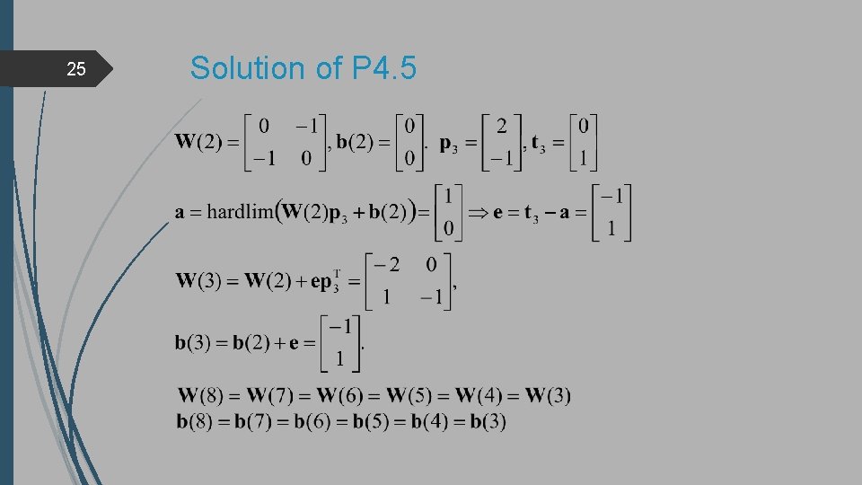 25 Solution of P 4. 5 