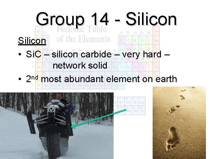 Group 14 - Silicon • Si. C – silicon carbide – very hard –