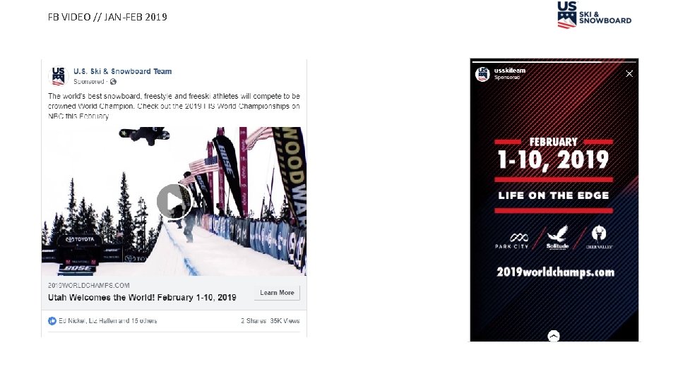 FB VIDEO // JAN-FEB 2019 FB VIDEO // JAN-FEB 2019