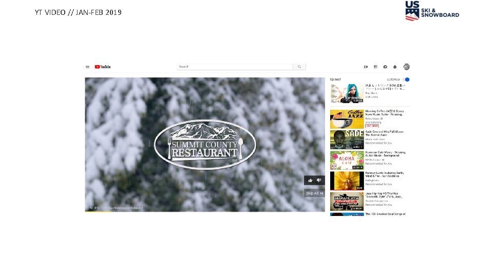 YT VIDEO // JAN-FEB 2019 YT VIDEO // JAN-FEB 2019